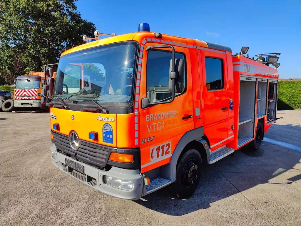 Mercedes-Benz Atego 917 F 4X2 1500L Tank + Pump Fire Truck / Feuerwehr / Pompiers / Bomberos